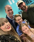 Desacatado y con sus hijos, el Príncipe William se volvió viral al bailar en el recital de Taylor Swift