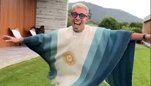 De Catamarca al mundo: Lisandro Martínez y su poncho 100% argentino