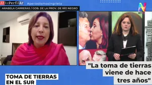 Arabela Carreras, sobre la toma de tierras en el sur: "Si o sí tienen que parar los hechos delictivos"