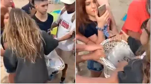 Pinamar: hubo gritos, empujones y arañazos entre turistas e inspectores por un churrero en la playa