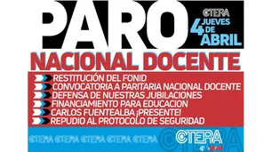 La CGT anunció paro nacional docente para el 24 de febrero y 5 de marzo