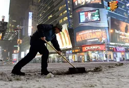 Nueva York tapada de nieve