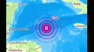 Fuerte terremoto (casi 8 grados) en el Mar Caribe disparó alertas de tsunami, luego desactivadas