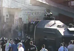 Incidentes entre la policía y manifestantes en Lugano