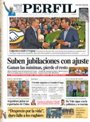 La tapa de diario PERFIL de este sábado 15 de febrero de 2020