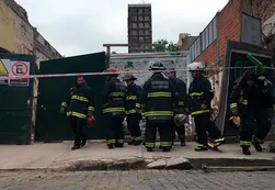 Derrumbe en Villa Crespo: dos muertos
