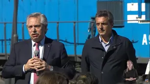 Acompañado por Massa, Alberto Fernández: “Luché y siempre lucharé por la unidad”