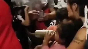 Denuncian que una mujer dio cerveza una bebé en el tren San Martín