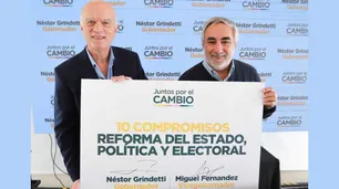 Grindetti presentó los principales eje de su reforma electoral y política para la provincia de Buenos Aires