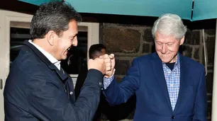 Tras cenar tres horas con Clinton, Massa cierra su gira por EE.UU.