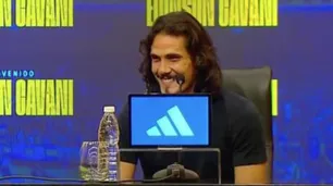 Edinson Cavani fue presentado en Boca