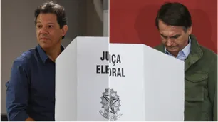 Video | Así votaron Fernando Haddad y Jair Bolsonaro