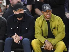 Famosos de Hollywood aplauden en primera fila cuando juegan Los Ángeles Lakers