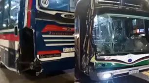 Video: las imágenes que muestran cómo un colectivo atropelló a un peatón y chocó contra un semáforo