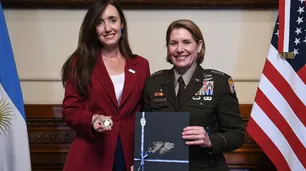 La visita de Laura Richardson también tuvo foto con Victoria Villarruel en el Senado