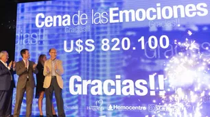 Argentinos y uruguayos potenciaron millonaria recaudación en cena a beneficio en Punta del Este