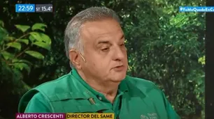 Crescenti en primera línea frente al virus: "Nosotros vemos cosas que nadie ve, que no les gusta ver"