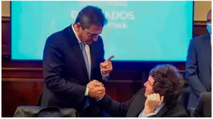 Massa elogió un gesto de Milei con Fantino: "Ser agradecido habla bien de él"