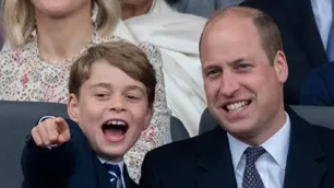 Tras conocerse el cáncer de Kate Middleton, el príncipe Guillermo reapareció con su hijo Jorge
