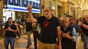 La violenta agresión de Eduardo Belliboni contra un cronista: "¡¿Qué te pasa, pedazo de gil?!"