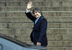 Cómo fue la entrada de Boudou a los tribunales de Comodoro Py