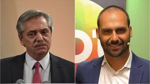 El hijo de Bolsonaro bajó la tensión con Argentina: "Hay que ser pragmáticos"