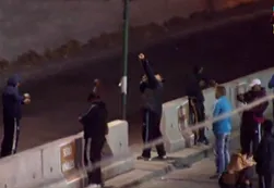 Noche de terror en La Salada: destrozos y pedradas