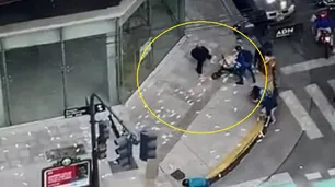 Intentó robar $7 millones, forcejearon y una lluvia de billetes invadió la avenida del Libertador