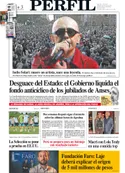 La tapa del Diario PERFIL del sábado 6 de junio de 2026