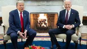 Joe Biden recibió a Donald Trump en la Casa Blanca luego de su triunfo en las elecciones de Estados Unidos
