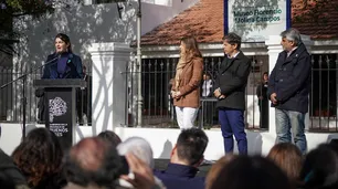 Mariel Fernández y Axel Kicillof celebraron la reapertura del Museo Molina Campos