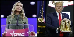 Donald Trump y su nuera Lara, en campaña para recolectar dinero y pagar abogados