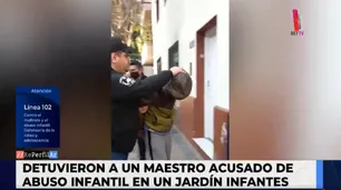 Detuvieron a un maestro acusado de abuso infantil en un jardín de infantes