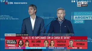 Rogelio Frigerio ratificó que esperan difusión de datos para las 21: "Hubo un alto nivel de participación"