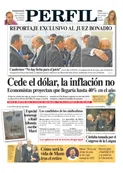 La tapa del Diario PERFIL de este sábado