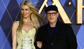 Claudia Schiffer llevó a su gato a una première en Londres