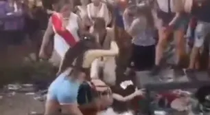 Video: batalla campal entre estudiantes durante la celebración de fin de curso en San Justo