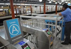 La línea A interrumpida por conflicto gremial en la estación San Pedrito