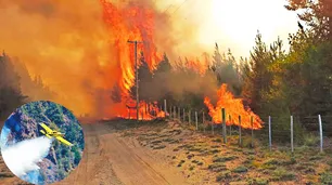 Incendios: advierten que hay focos activos y Alberto F. va hoy a Chubut