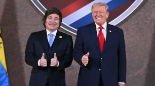 En la cumbre en Estados Unidos, Donald Trump le recordó a Milei su apoyo en las elecciones: "Estaba dos puntos abajo y subió como un cohete"