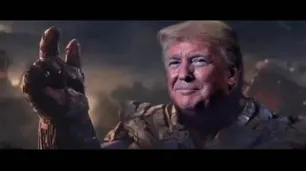 Trump se disfrazó de Thanos para su campaña y generó una ola de memes en las redes