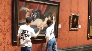 Londres: activistas atacaron a martillazos "La Venus del Espejo" de Velázquez
