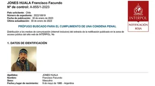 Interpol emitió una circular roja para que Jones Huala quede en detención preventiva y sea extraditado a Chile