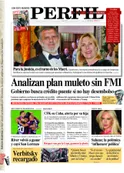 La tapa de Diario PERFIL de este domingo