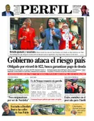 La tapa del Diario PERFIL de este sábado