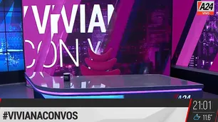 A24 emitió el programa de Viviana Canosa pero sin la conductora: mostró el estudio vacío durante 10 minutos