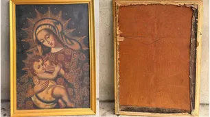 Incautaron una pintura histórica de la “Virgen de la Leche” en un aeropuerto y sospechan de tráfico de patrimonio