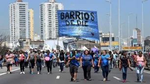 Piquetazo nacional contra las bajas en el plan Potenciar Trabajo