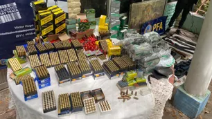El increíble arsenal que escondía el líder de una secta de La Matanza que está acusado por trata de personas