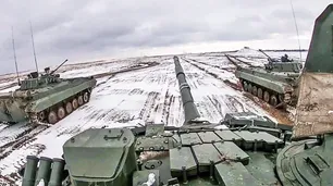 Invasión de Rusia a Ucrania: así llegaban los tanques a Donetsk